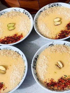 عکسی از دستور فرنی پسته (Pistachio porridge)😋