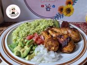 Una foto de pierna de pollo
