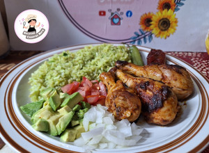 Una foto de Piernas de pollo enchipotladas a mi estilo