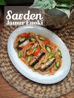 Foto resep Sarden Jamur Enoki