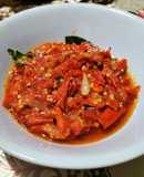 Sambal Bawang untuk Ayam Balado atau Dendeng Balado