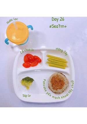 Hình của món Pancake Yến mạch khoai Tây chuối.