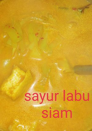 Foto resep Labu siam kuah kuning