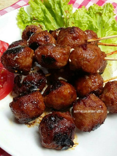 Foto resep Bakso bakar pedas manis