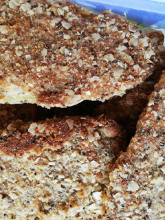 Una foto de Milanesas multicereales de berenjenas