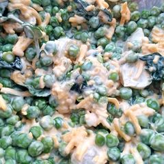 A picture of Charmschool Luncheon Pea Salad.