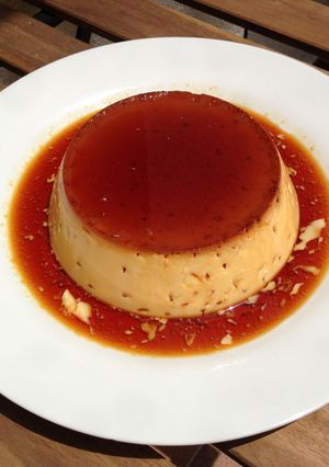 A picture of Homemade Egg Flan in 5 Minutes (Pressure Cooker).
