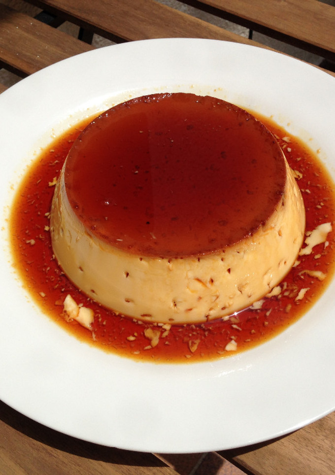 Una foto de Flan de huevo casero en 5 minutos (olla exprés)