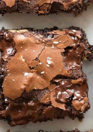 A picture of Vegan and GF Brownies.