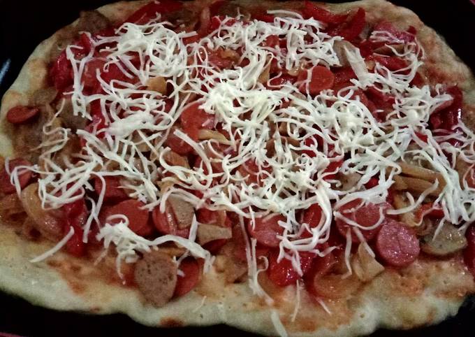 Resep Pizza teflon ala rumahan, Bikin Ngiler