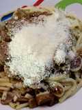 Tonnarelli ai funghi e crema champignon
