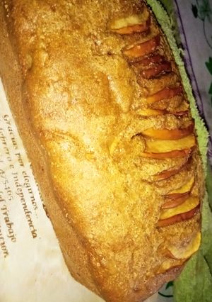 Una foto de Budín integral de manzana