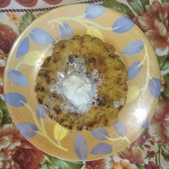 A picture of Makka ki roti.
