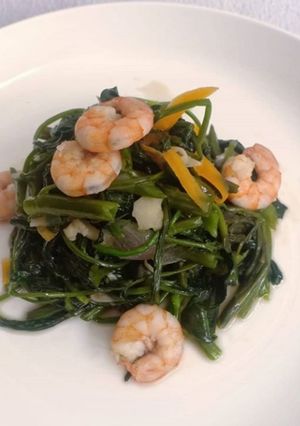 Foto resep Tumis Kangkung Udang