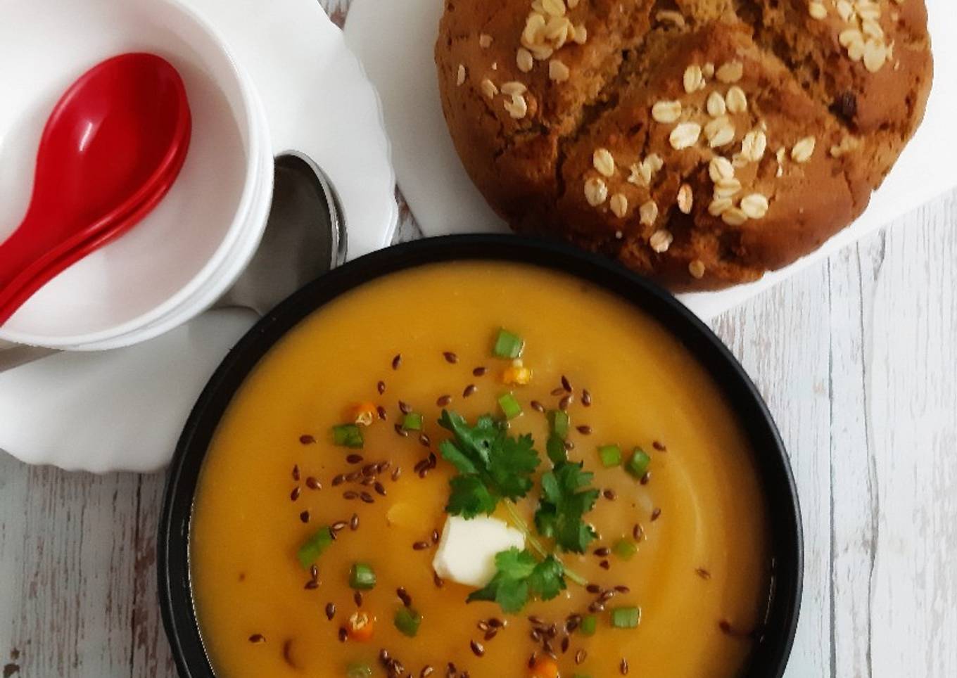 Pumpkin and potato soup