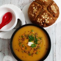 Pumpkin & Potato Soup A picture of Pumpkin & Potato Soup.