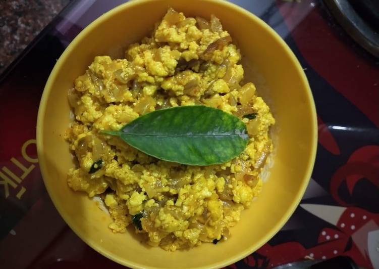 Steps to Make Super Quick Homemade Paneer bhurji