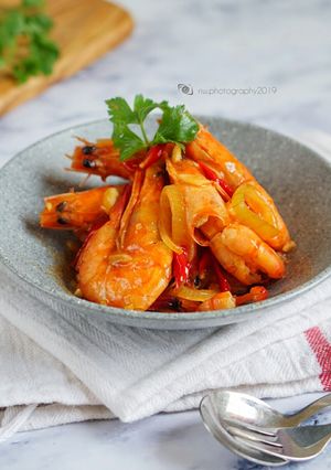 Foto resep Udang Asam Manis