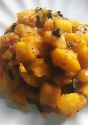 A picture of Sweet potatoes porriage.