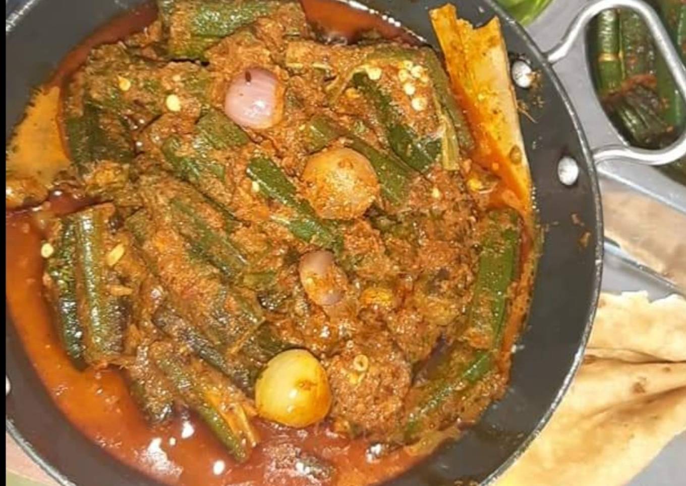 Dahi Bhindi masala gravy