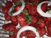 A picture of spicy soya chunks