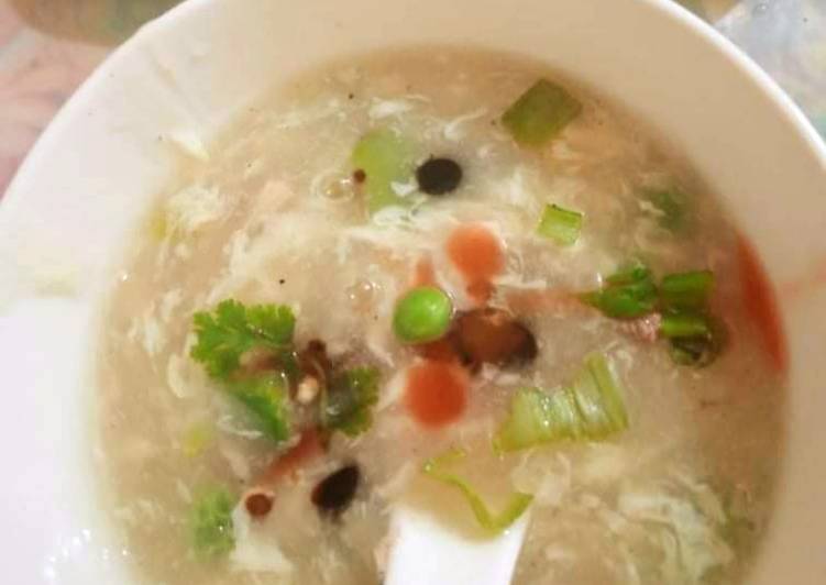 Recipe of Speedy Chicken vegetable corn soup