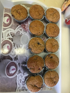 Una foto de Muffins frutos rojos
