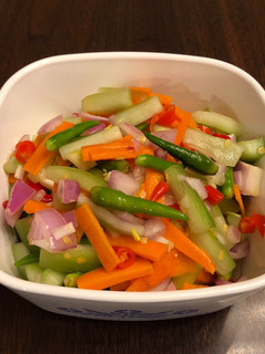 A picture of Indonesian Fresh Cucumber Pickles (Acar Ketimun).