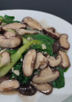 Foto resep Baby Bokcoy Saus Jamur Shitake