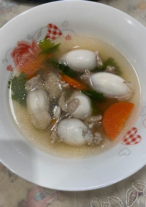 รูปของ ต้มจืดปลาหมึกยัดไส้ไก่สับ
