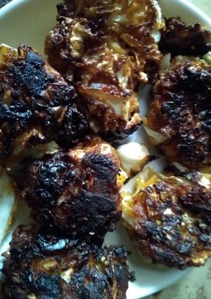 A picture of Cabbage fritters.