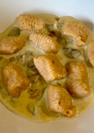 Foto di Gnocchi di Patate e Zucca con Salsa ai Funghi