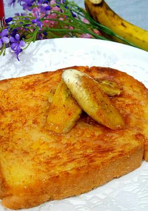 Foto resep Roti panggang caramel