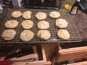 A picture of white chocolate macadamia nut cookie