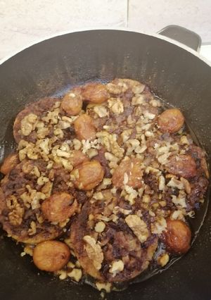عکسی از دستور خوراک کدو حلوایی