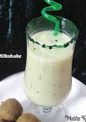 A picture of Kiwi Milkshake 🥝.