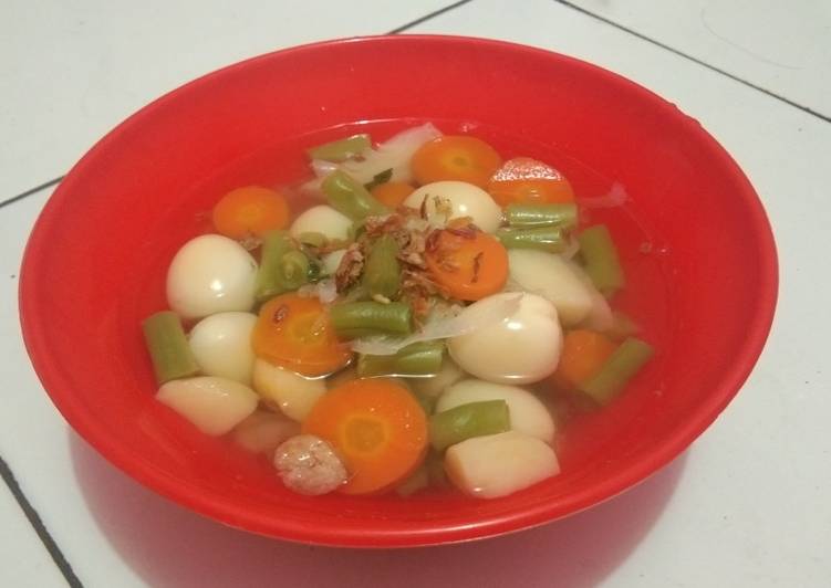 011. Sop Telur Puyuh 011. Sop Telur Puyuh