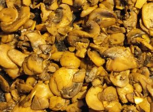Foto di Funghi Champignon Saltati al Curry