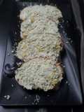 Cheesy veg open sandwich