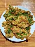 Telur Dadar Daun So (Melinjo)