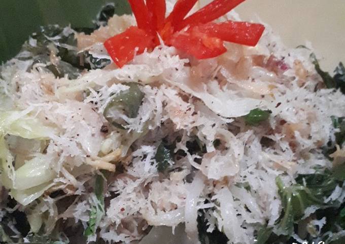 Anti Ribet, Memasak Urap Daun Singkong Murah