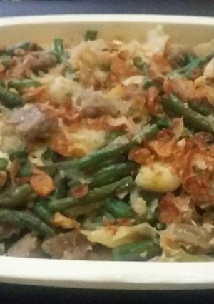 Foto resep Orak arik Kacang Panjang dan Kol Bumbu Sambel Terasi (NO MSG)
