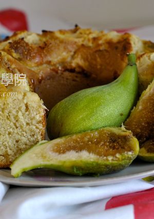 【義大利美食學院】無花果杏仁蛋糕 的食譜成品照片