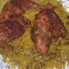 A picture of Tandoori tikka biryani.