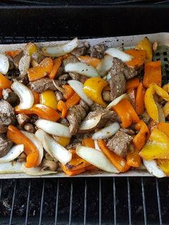 A picture of Grilled Steak Fajitas.