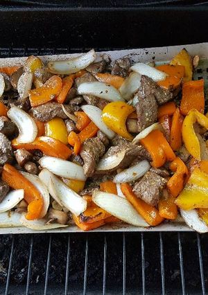 A picture of Grilled Steak Fajitas.
