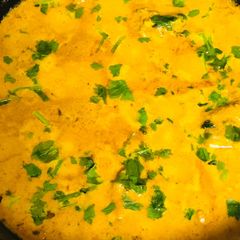 A picture of Dhaba style mutton masala.