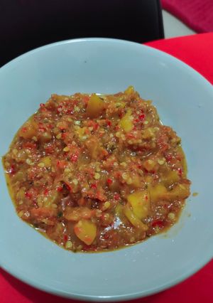 Foto resep Sambal goreng Rembang/terong asam