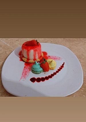 Una foto de Panna cotta