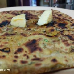 Cauliflower paratha A picture of Cauliflower paratha.